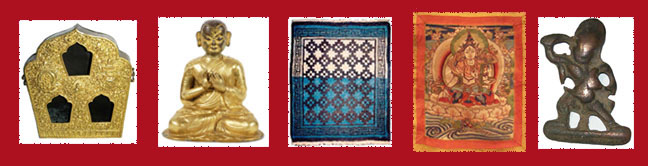 Antique Tibetan rugs, bronzes, thangkas, silver, furniture